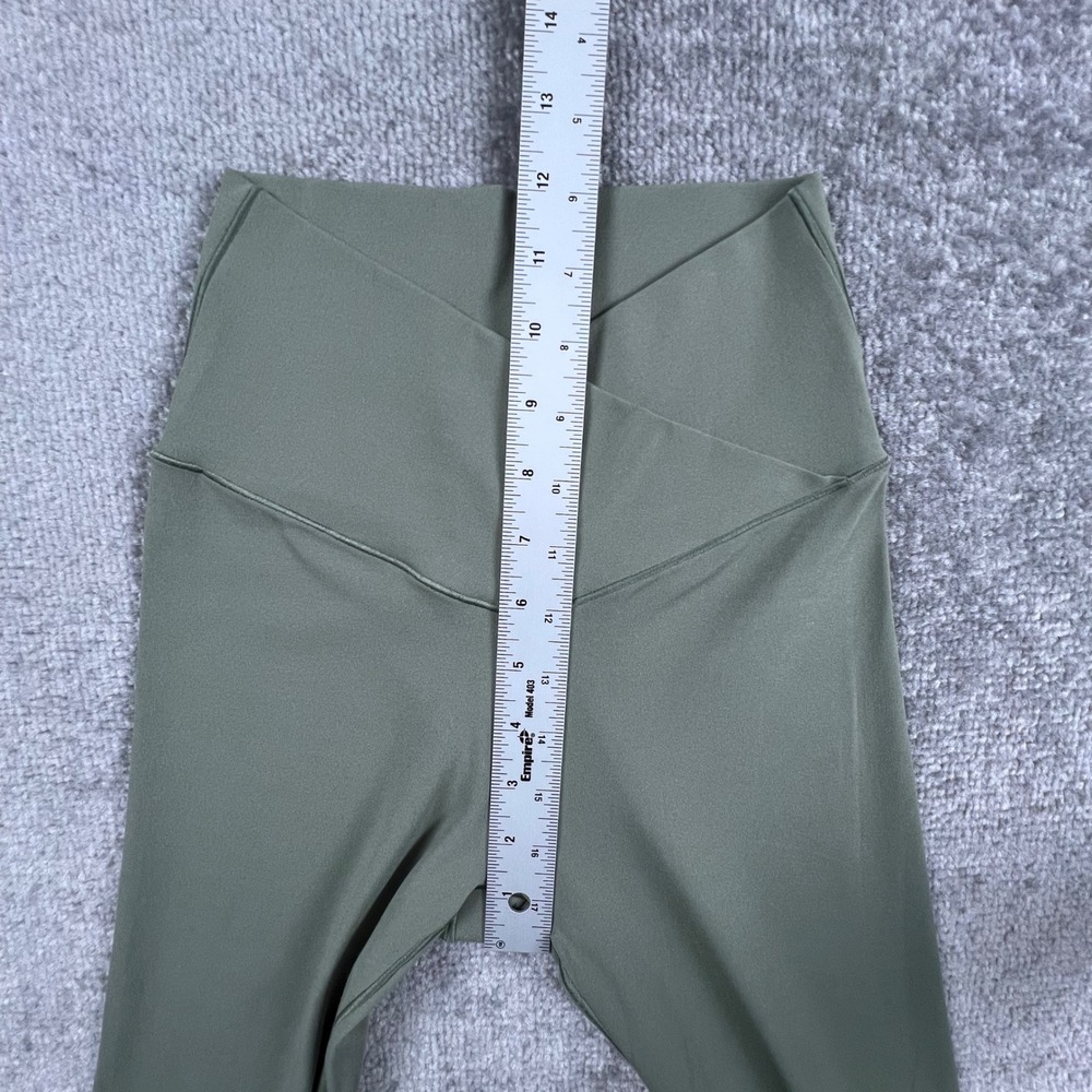 OFFLINE by Aerie Real Me 7/8 Leggings Olive Green Crossover High Rise Small - Picture 9 of 12